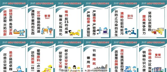 廠牌 制度牌 管理制度 標語,管理質量 柱子子標語-